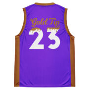 Gold Tip Est. 23 Basketball Jersey (Purple) - Image 9