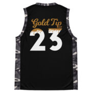 Gold Tip Est. 23 Basketball Jersey (Camo/Black) - Image 6
