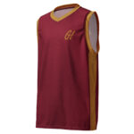 Gold Tip Est. 23 Basketball Jersey (Maroon)