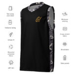 Gold Tip Est. 23 Basketball Jersey (Camo/Black)
