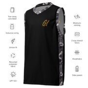 Gold Tip Est. 23 Basketball Jersey (Camo/Black)