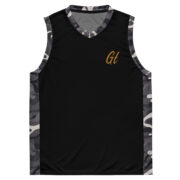 Gold Tip Est. 23 Basketball Jersey (Camo/Black) - Image 5