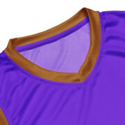 Gold Tip Est. 23 Basketball Jersey (Purple) - Image 8