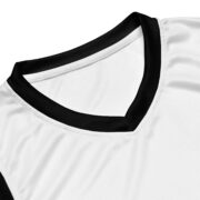 Gold Tip Est. 23 Basketball Jersey (Black/White) - Image 4