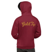 Gold Tip AOP Hoodie (Maroon) - Image 6