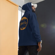 Gold Tip Circle Drip AOP Hoodie (Navy) - Image 3