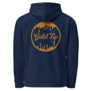 Gold Tip Circle Drip AOP Hoodie (Navy) - Image 8