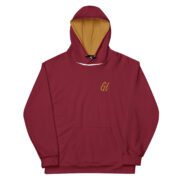 Gold Tip AOP Hoodie (Maroon)