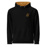 Gold Tip AOP Hoodie (Black) - Image 3