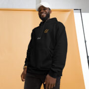 Gold Tip AOP Hoodie (Black) - Image 5