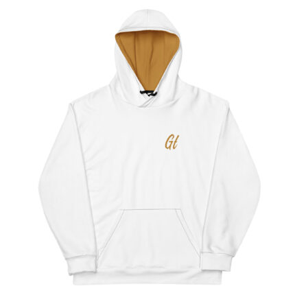 Gold Tip AOP Hoodie (White)