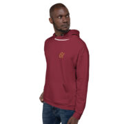 Gold Tip AOP Hoodie (Maroon) - Image 3