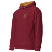 Gold Tip AOP Hoodie (Maroon) - Image 8
