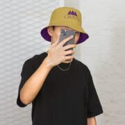 Crown Reversible Bucket Hat (Purple & Gold) - Image 3