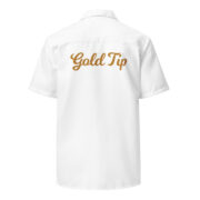 Gold Tip Button Up (White) - Image 2