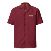 Crown Button Up (Maroon)