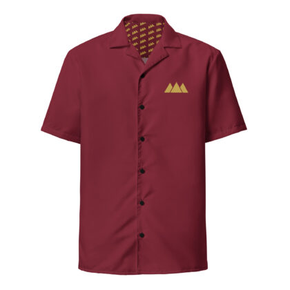 Crown Button Up (Maroon)