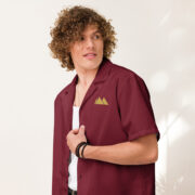 Crown Button Up (Maroon) - Image 4