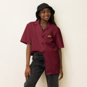 Crown Button Up (Maroon) - Image 8