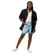 Crown Button Up (Black) - Image 5