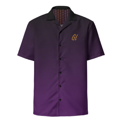 Gold Tip Button Up (Purple)