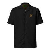 Gold Tip Button Up (Black)