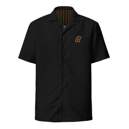 Gold Tip Button Up (Black)