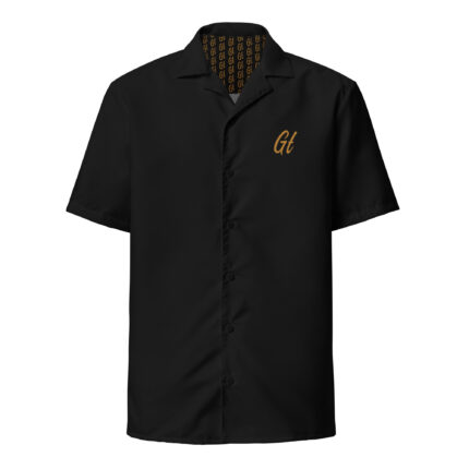Gold Tip Button Up (Black)
