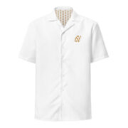 Gold Tip Button Up (White)