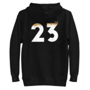 Gold Tip Est.23 Black Hoodie - Image 3