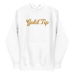 Gold Tip Est.23 White Hoodie