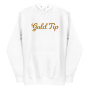 Gold Tip Est.23 White Hoodie