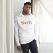 Gold Tip Est.23 White Hoodie - Image 4