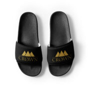 Crown Men’s Slides (Black) - Image 3