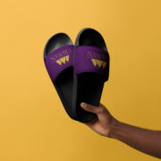 Crown Men’s Slides (Purple) - Image 4