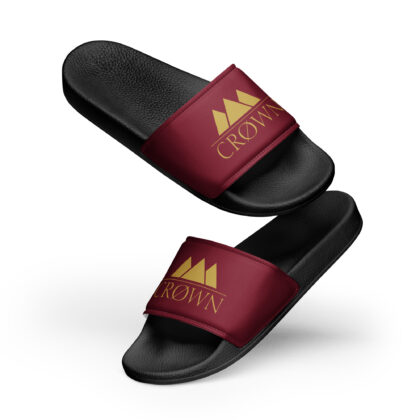 Crown Men’s Slides (Maroon)