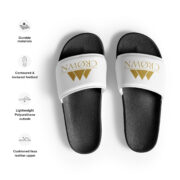 Crown Men’s Slides (White) - Image 6