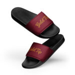 Gold Tip Men's Slides (Maroon)