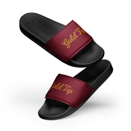 Gold Tip Men's Slides (Maroon)