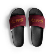 Gold Tip Men's Slides (Maroon) - Image 4