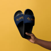 Gold Tip Men's Slides (Navy) - Image 7