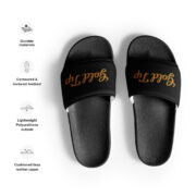 Gold Tip Men's Slides (Black) - Image 11