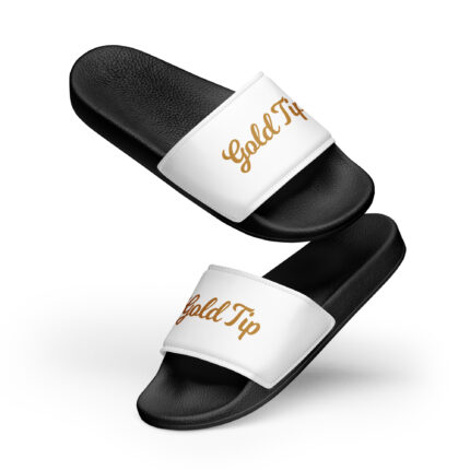 Gold Tip Men's Slides (White)