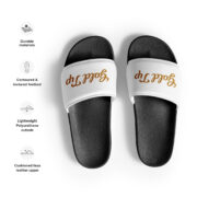 Gold Tip Men's Slides (White) - Image 7