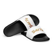 Gold Tip Men's Slides (White) - Image 10