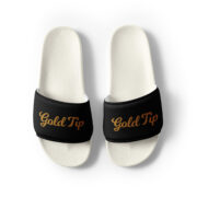 Gold Tip Men's Slides (Black) - Image 7