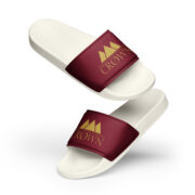 Crown Men’s Slides (Maroon) - Image 8