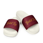 Gold Tip Men's Slides (Maroon) - Image 6