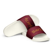 Gold Tip Men's Slides (Maroon) - Image 7