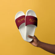 Gold Tip Men's Slides (Maroon) - Image 10